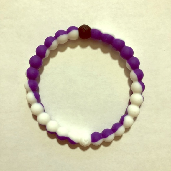 Purple and white Lokai Bracelet - Picture 1 of 1